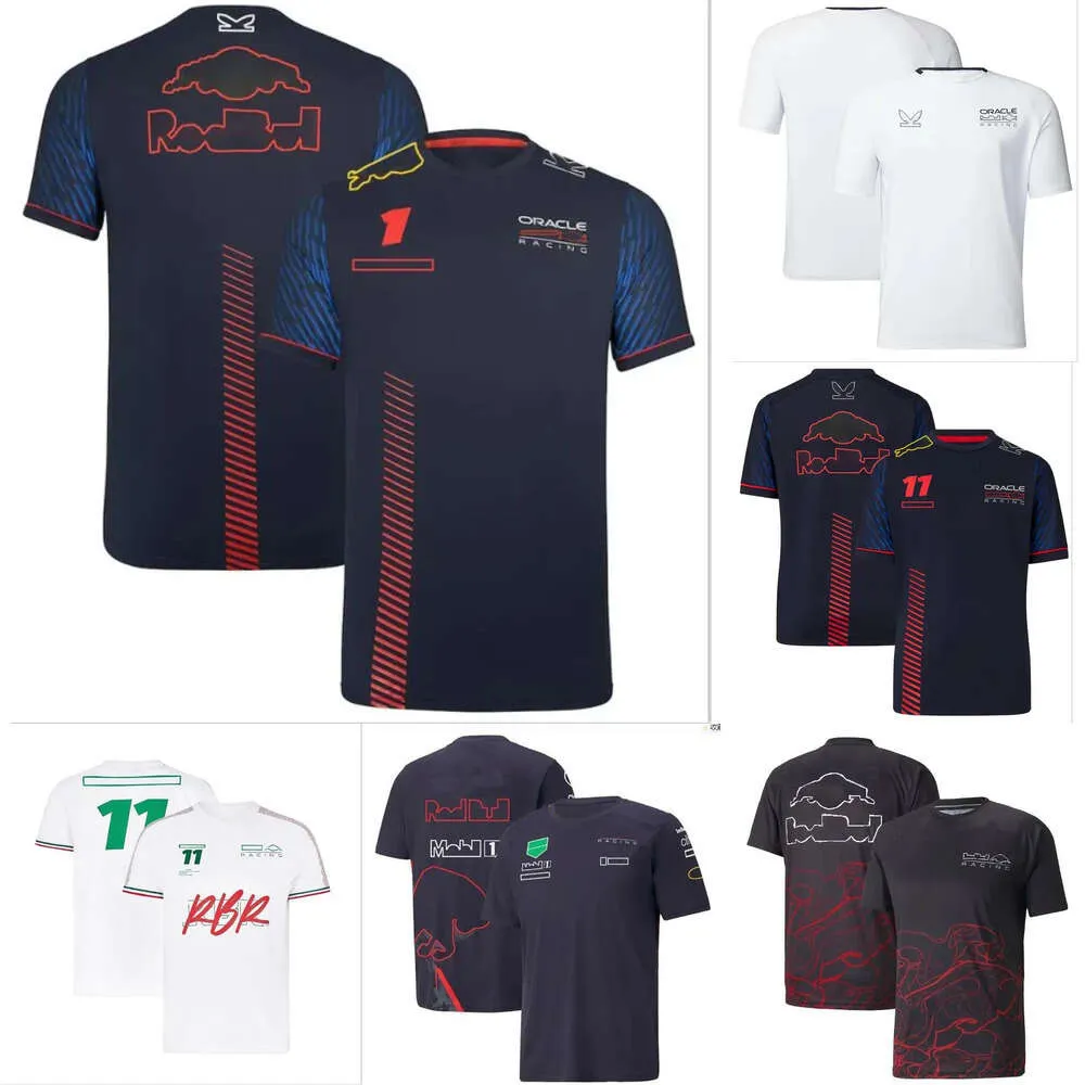 Uppgradera ny F1 racing polo kostym sommarlag lapel skjorta samma stil anpassning