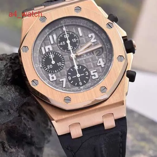 Highend AP kol saati erkek izle Royal Oak Ofshore 18K Otomatik Makine İkinci El İzleme 25940ok.O.D002CA.01