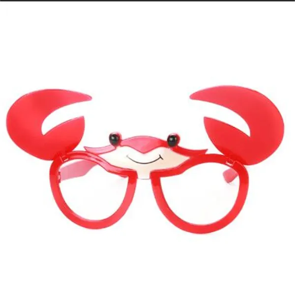 Novelty Sunglasses Birthday Beach Party Favors Funny Foldable Crab Costume Glasses Festive Supplies Decoration Accessories