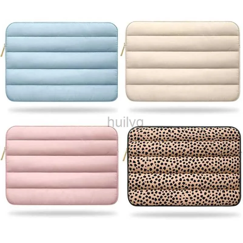 Custodie per laptop Zaino New Puffy Sleeve Cover Bag 11-15 pollici Candy Color Custodia per computer Borse per Ipad MacBook Asus Lenovo 24328