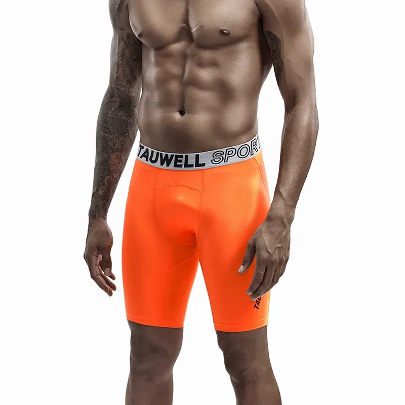 Panty Heren Compressieshorts Sneldrogend Hardlopen Korte Panty Man Knielengte Fietsleggings Basislaag Joggingshorts Sportondergoed