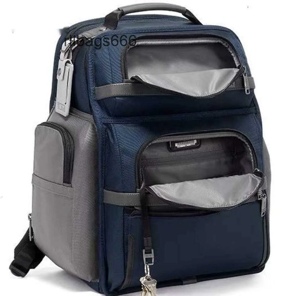 Alpha3 Pack 2603578 Azul Gris Computadora Navy Bookbag Libros Diseñador Bolso Bolsos Mochila Serie Contraste TMIi Moda para hombre TMIis Mens Ba DJWR