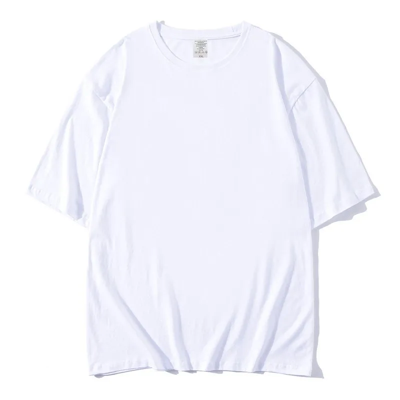 超話題新作 Casual DHgate.com:Mens Cotton Loose Collar, Round T-Shirt, WorkUtility&SafetyClothing