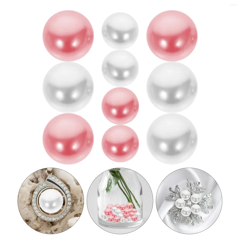 Vases 300 Pcs Vase Filled With Pearls No Hole Floating Jewelry Bride Hair Piece Filler Beads For Abs