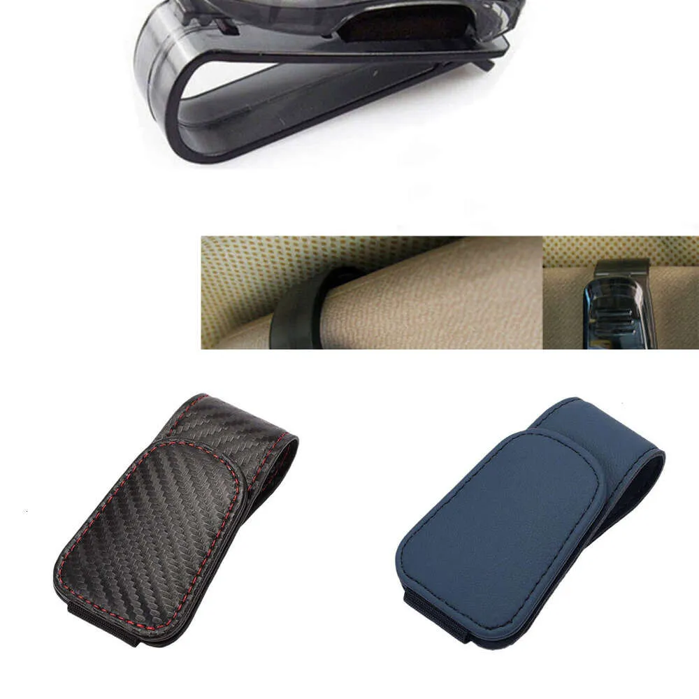 Universal Car Auto Sun Visor Glasses Box Car Sunglasses 홀더 자동차 티켓 카드 클립을위한 자기 안경 행거 클립