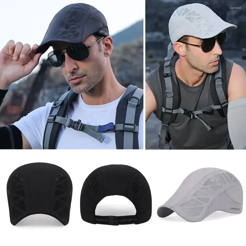 Cycling Caps Mesh Fashion Sboy Letter Quick-drying Beret Hat Sun Cap Cabbie Baseball