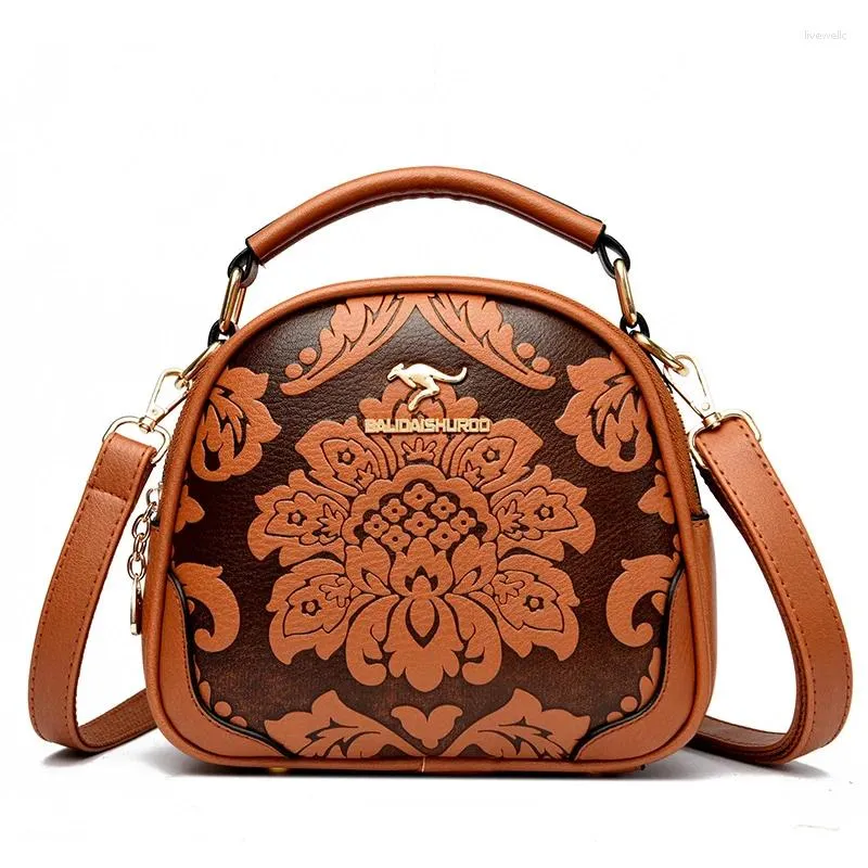 Evening Bags High Quality Soft Leather Handbag For Ladys Clothing Shoulder Chinese Style Women's Solid Color Bag