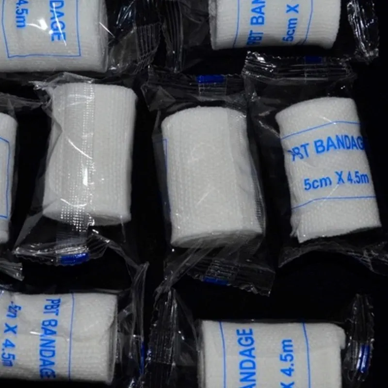 Bandage PBT d'urgence multi-tailles 2024 pour le bandage élastique des fractures