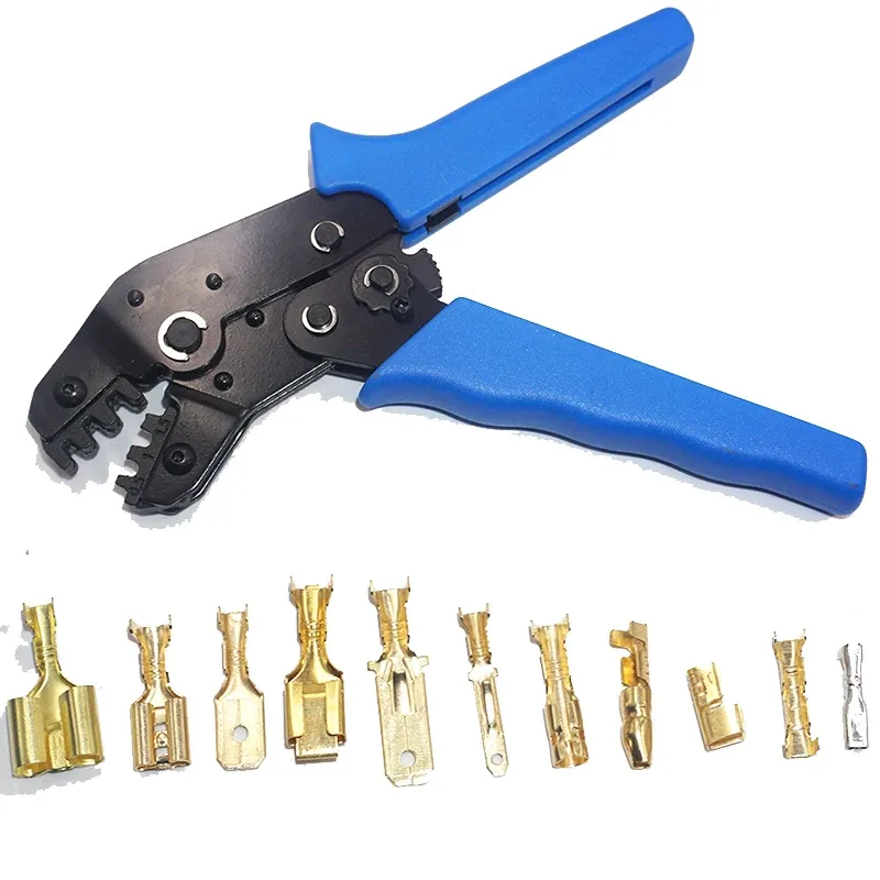 Suits 2616 Awg 2.8/3.96/4.8/5.08/6.3 Mm Cables Pliers Crimping Tool for Noninsulated Terminal Crimper