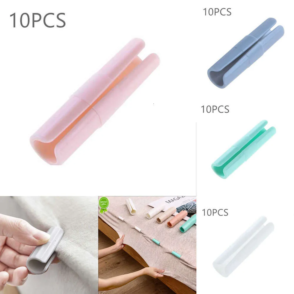 2024 10Pcs Bedsheet Clips Plastic Slip-Resistant Clamp Quilt Bed Cover Grippers Fasteners Mattress Holder For Sheets Home