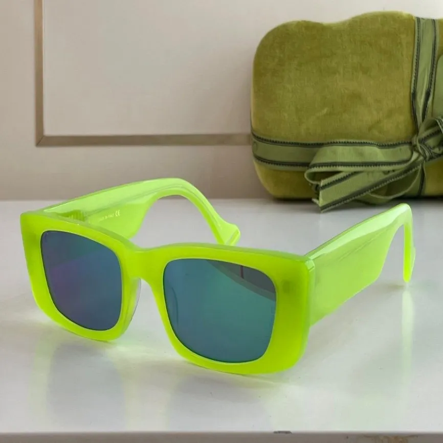 Óculos de sol Designers Óculos Homens Fashion Show Design Óculos de sol GG0516S Unisex UV400 Smart Estreito Retangular Macaron Plank Fullri214R