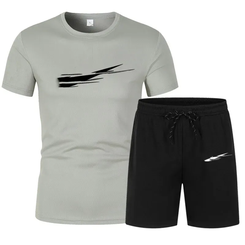 2024 NOWOŚĆ DESTYCJI MENS TODOTUT SUTUAL SORTSWear Summer Marka Niestandardowe logo drukowane jogging fitness garnitur t -koszulki 2 -części