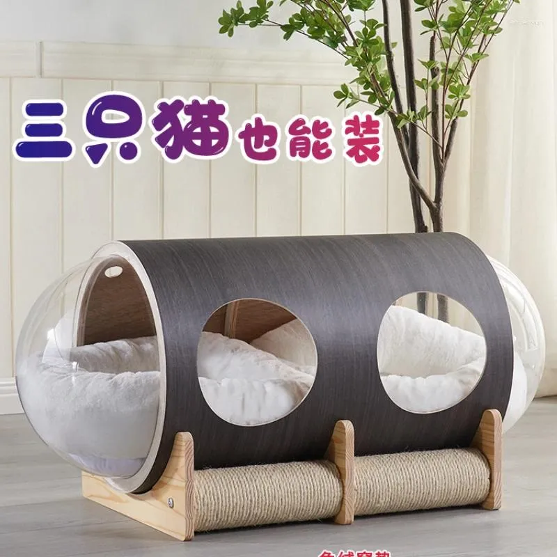 Dog Apparel Transparent Delivery Relating Room de grandes dimensões Avançada Celebridade Solid Wood Space Villa Kennel