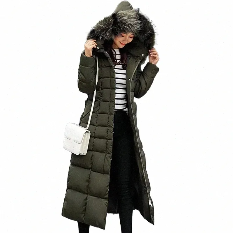 winter Clothes Women Fur Quilted Jackets 2023 Fi Thicke Warm Lg Coat Parka Puffer Hooded Down Snow Outwear N41 F3me#