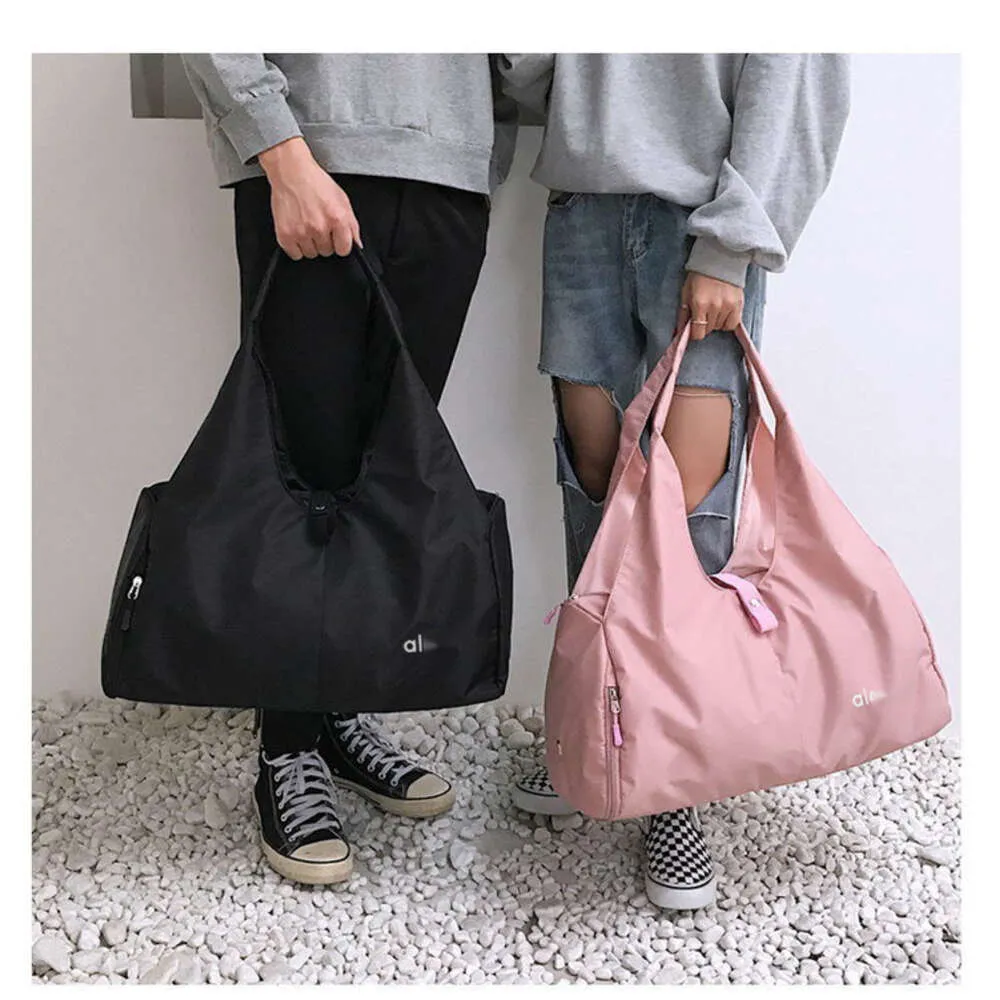 Al Yoga Fitness Travel Storage Storage College College Shourdle Bag Sarpucation Foldable Multi Functional Handbag