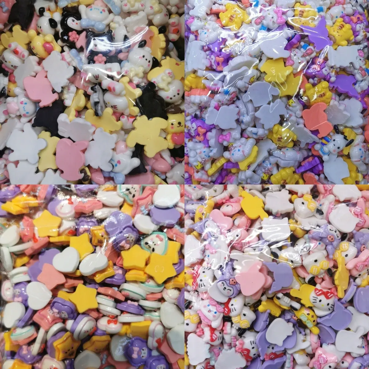 Miniatures 500pieces 1327mm diy resin cartoon animal sticker flat cabochon,scrapbook woman kids hairpin clip cup jewelry make accessories