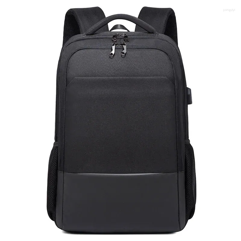 Plecak Mężczyzna przenośni duże pojemności biznesowe w torbie podróżniczej w Water-Waterproof Waterbag Office Laptop USB Chargin