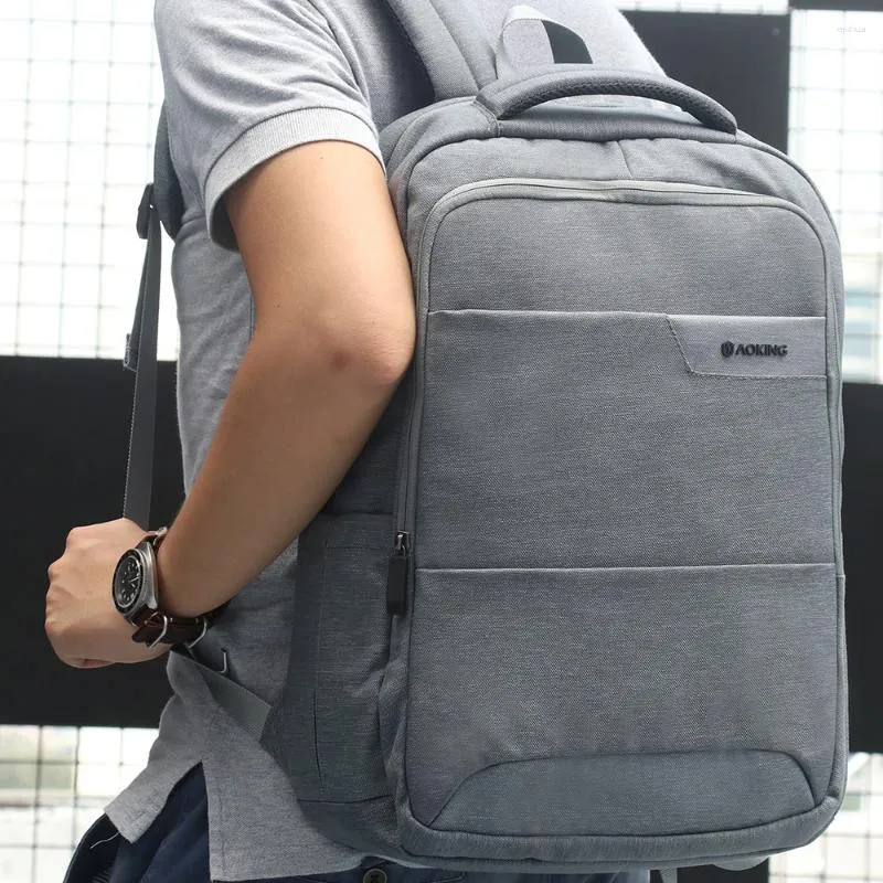 Backpack anty kradzież Wodoodporna i antykradzieżowa USB Torba laptopa