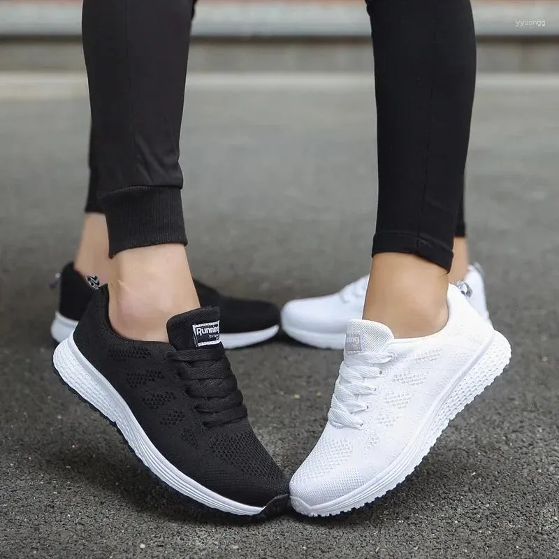 Sapatos casuais para mulher 2024 tênis respirável leve tenis masculino mulher branco preto zapatillas de mujer senhoras calçados