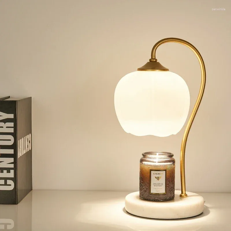 Vases 2024 Light Luxury Indoor Lighting Decoration Atmosphere Led Desk Lamp Bedroom Bedside Brass Table