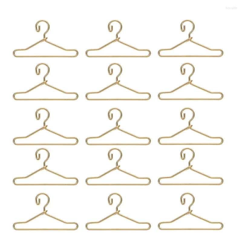 Hangers 40 Pcs Hanger Clothes Miniature For Hanging Rack Alloy House Dress Apparel Small