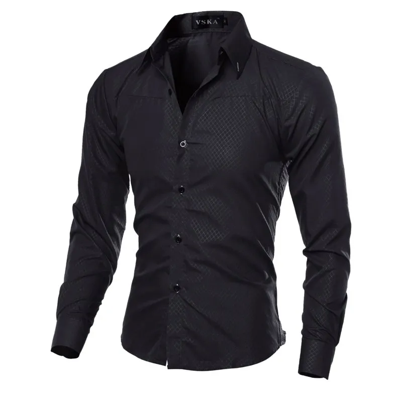 2019 Nueva Camisa Casual Para Hombres Otono Tallas Grandes Impreso A Cuadros Hombres Camisa De Manga LG Cott Royal Blue Slim Fit Ropa Para Hombres M 5XL 897i De 10 85 DHgate