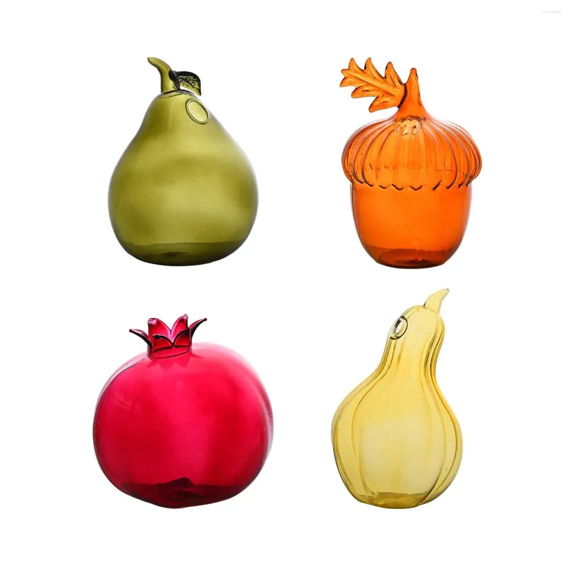 Vases Vase à fleurs en verre Statue moderne Figurine Art Craft Ornement Arrangement