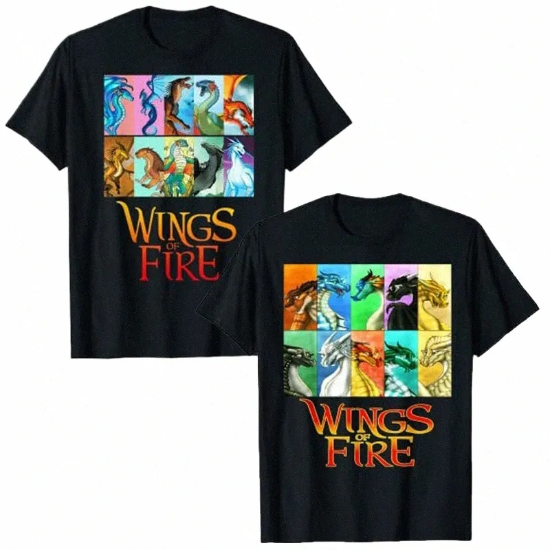 Vintage Wings of Fire - Todos Juntos Presente para Homens Mulheres Crianças T-Shirt Engraçado Drag Tee Tops Novidade Presentes Manga Curta Vestuário D5BI #