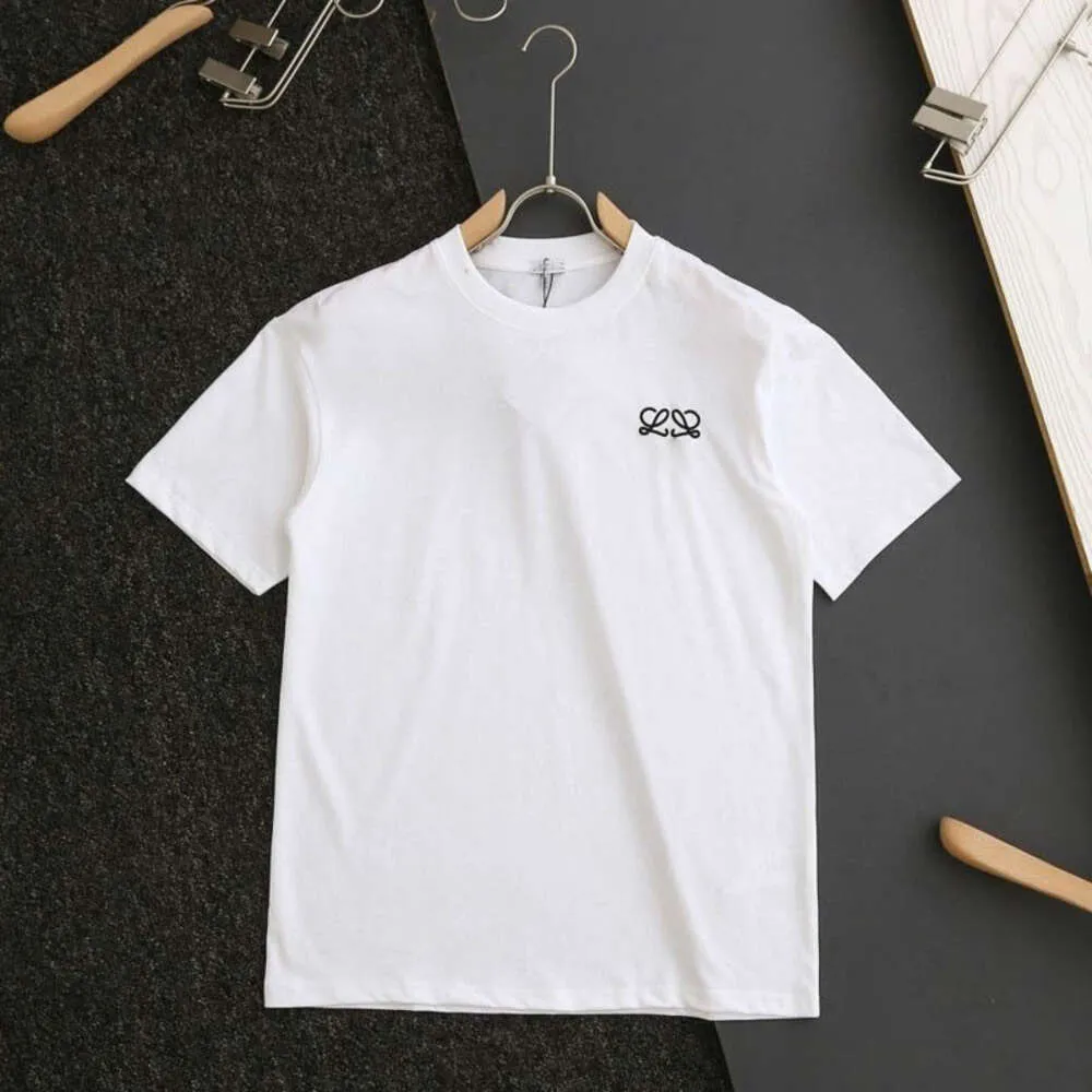 early summer men t shirt designer T shirts mens womens fashion letter embroidery graphic tee solid colour casual short sleeve Shirts two Color