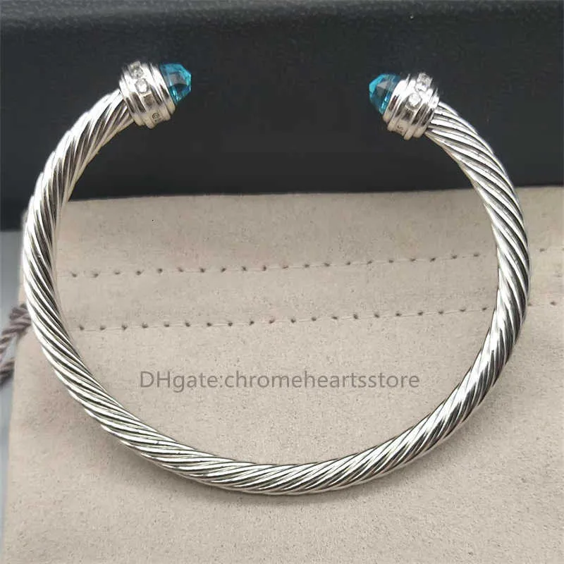 Ädelstenhalsband smycken armband sliver mens huvud kvinnor platinum pärla 5mm mångsidig twist armband smycken pläterad vriden gratis mode frakt