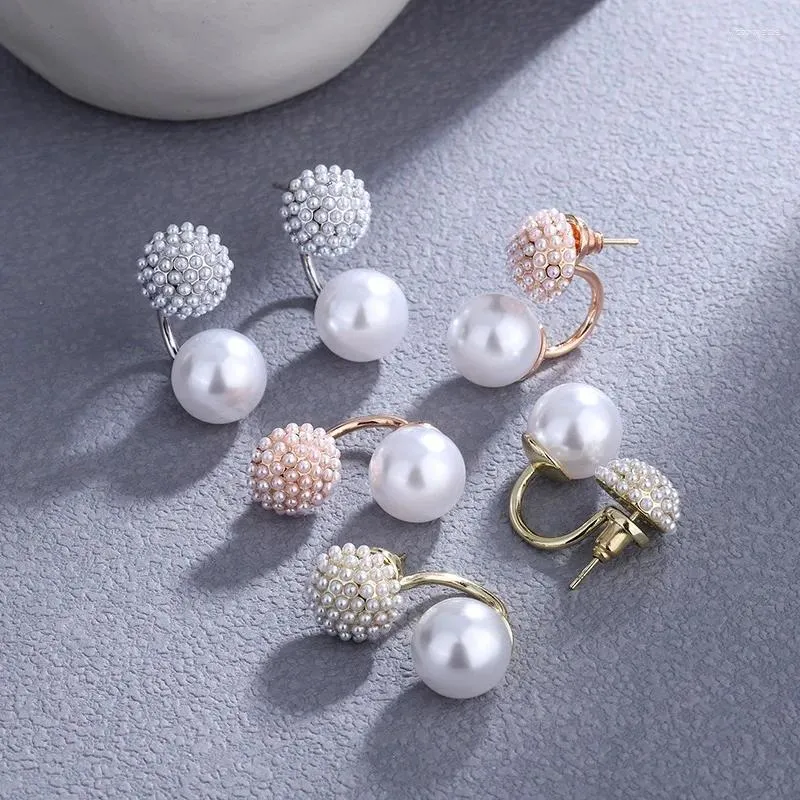 Studörhängen söt och härlig pärla ett par slitage framkoreanska version mode smycken gåva