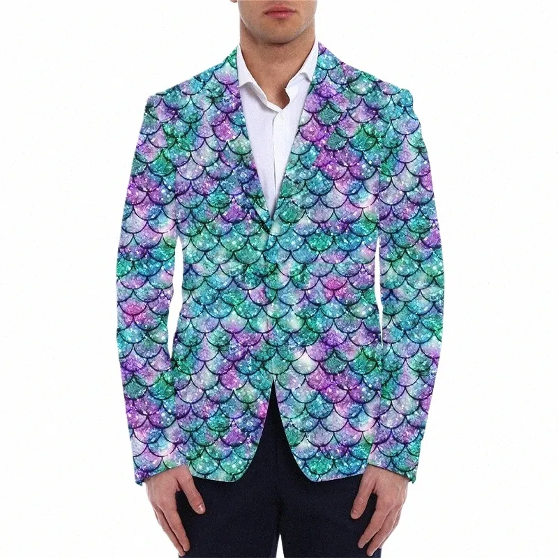 Męskie garnitury Blazer 3D Print Goth Kawaii Sport Kurtka młoda jesień Fi Custom Blazer Men Plus Size Ubrania Ubranie statek x0wh#