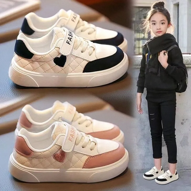 Barn sneakers casual småbarnskor springa barn ungdom baby sportskor vår pojkar flickor barn sko svart rosa storlek 26-37 76vz#