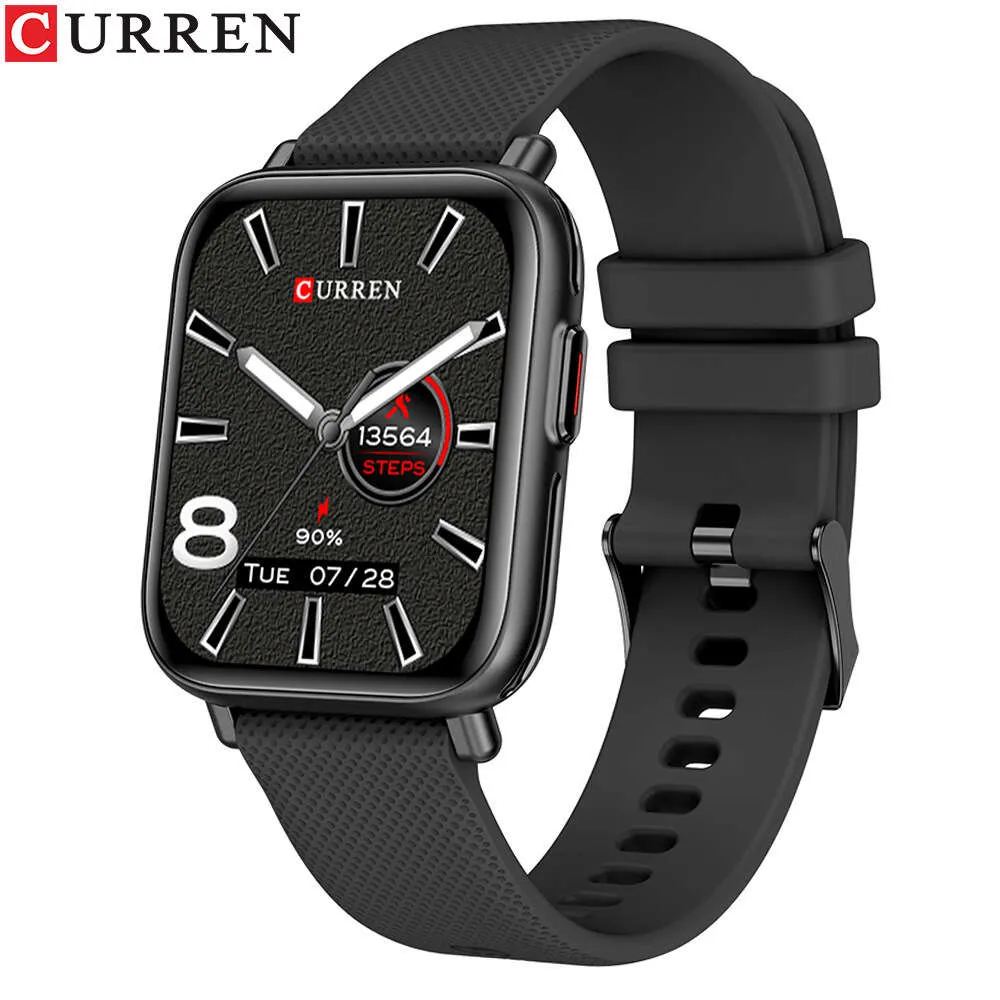 CURREN Karien S1 Smartwatch Frequenza cardiaca Step Fiess IP67 Bracciale sportivo touch screen impermeabile quadrato