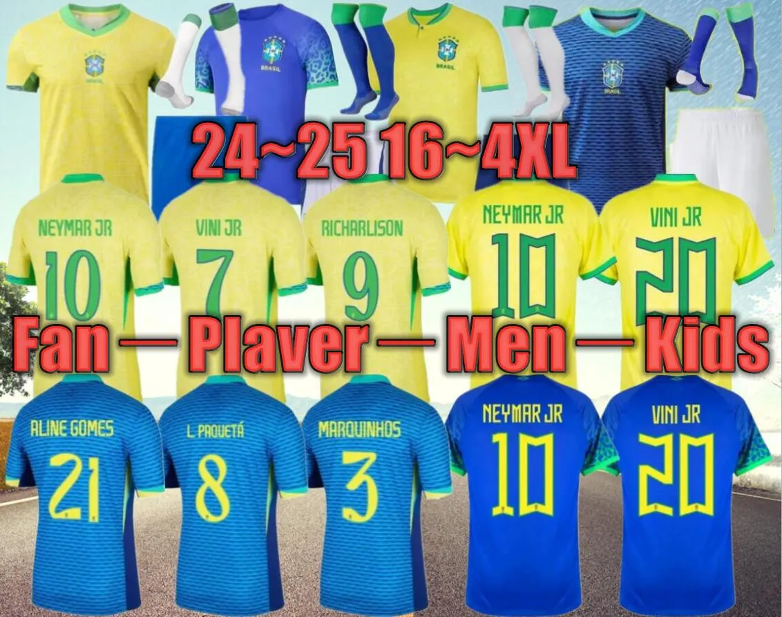 БРАЗИЛИЯ 2024 футбольные майки Camiseta de futbol PAQUETA RAPHINHA футбольная майка MARQUINHOS VINI JR brasil RICHARLISON МУЖЧИНЫ ДЕТИ ЖЕНЩИНЫ НЕЙМАР