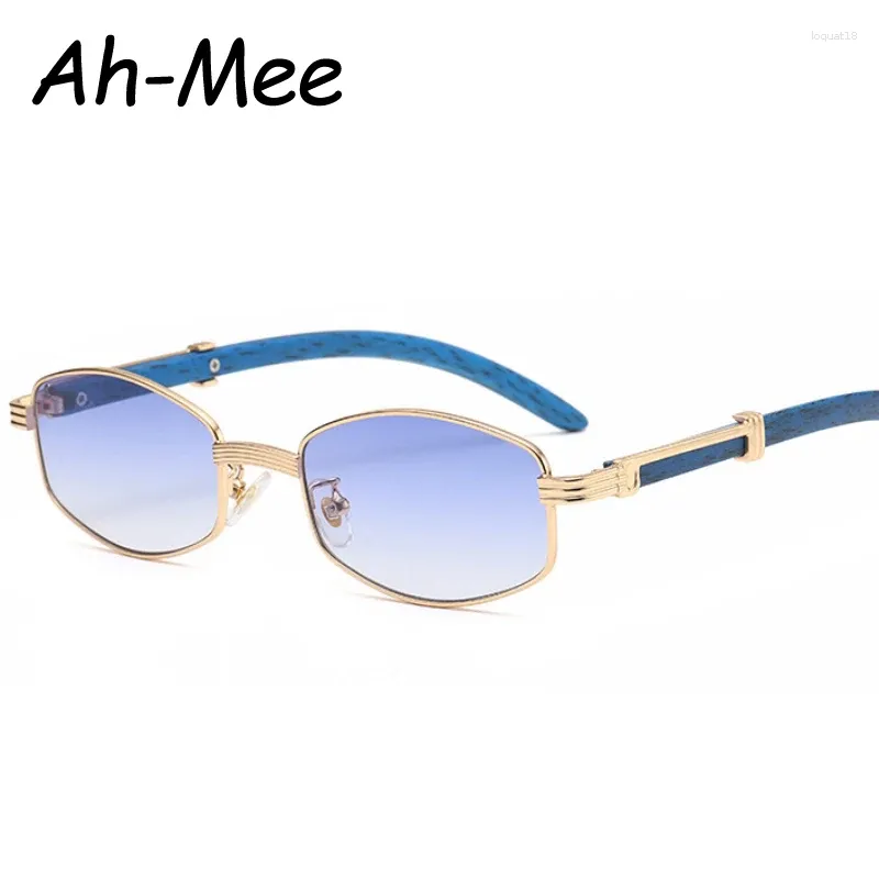 Sonnenbrille 2024 Polygon Frauen Mode Männer Shades Holzrahmen Sonnenbrille Für Weibliche Männliche Sommer Reisen Oculos