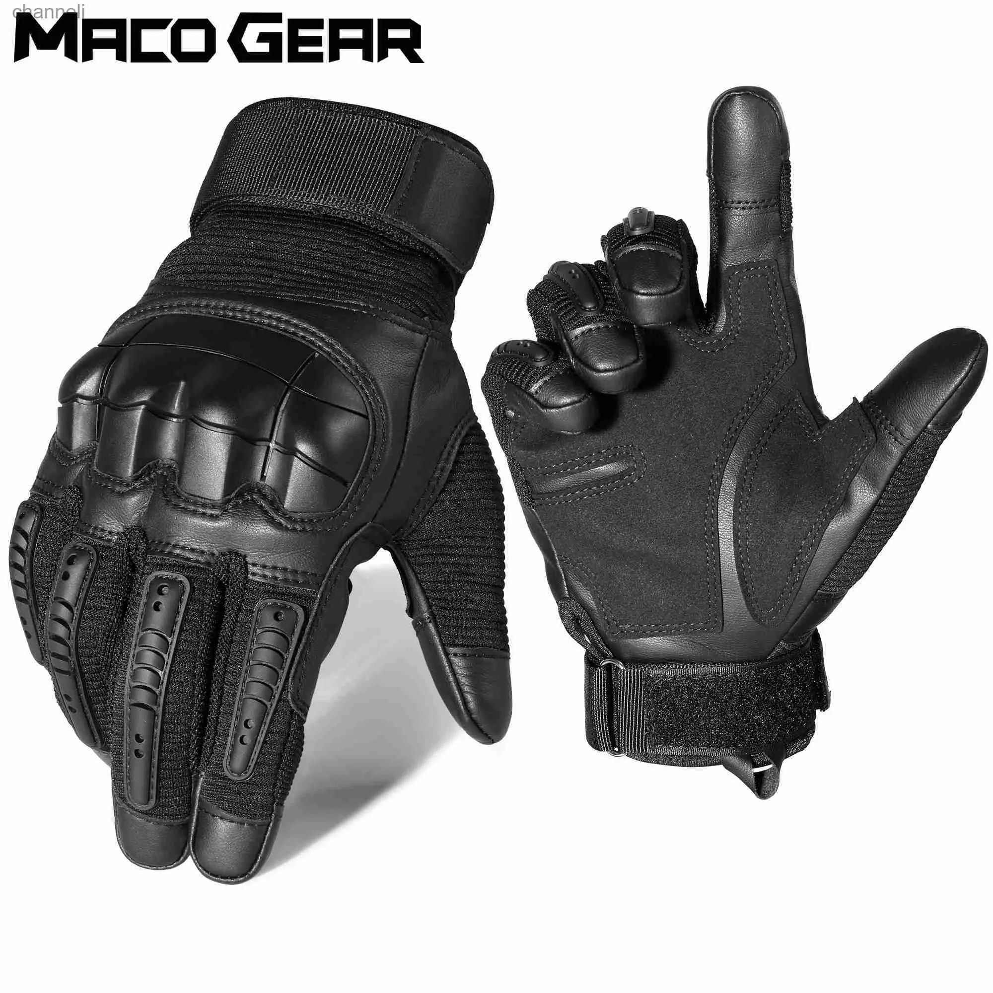 Guantes tácticos Ciclismo Pantalla táctil Hombres Entrenamiento militar Escalada Resistente al desgaste Esquí Tiro Antideslizante Trabajo en bicicleta Manoplas con dedos completos YQ240328