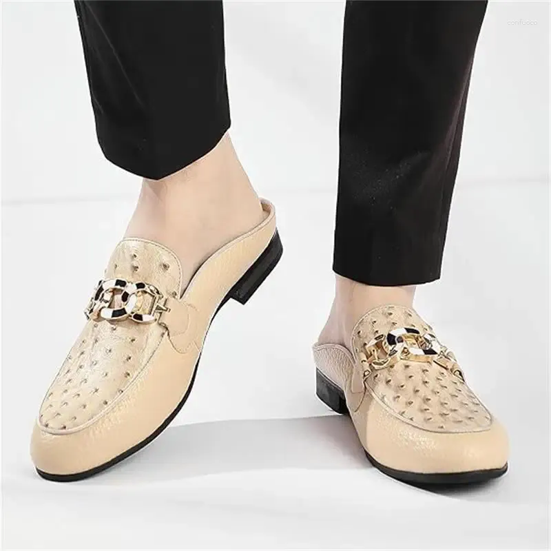 Тапочки Летние дышащие мужские модные сандалии Домашняя обувь на плоской подошве Повседневная уличная кожаная обувь