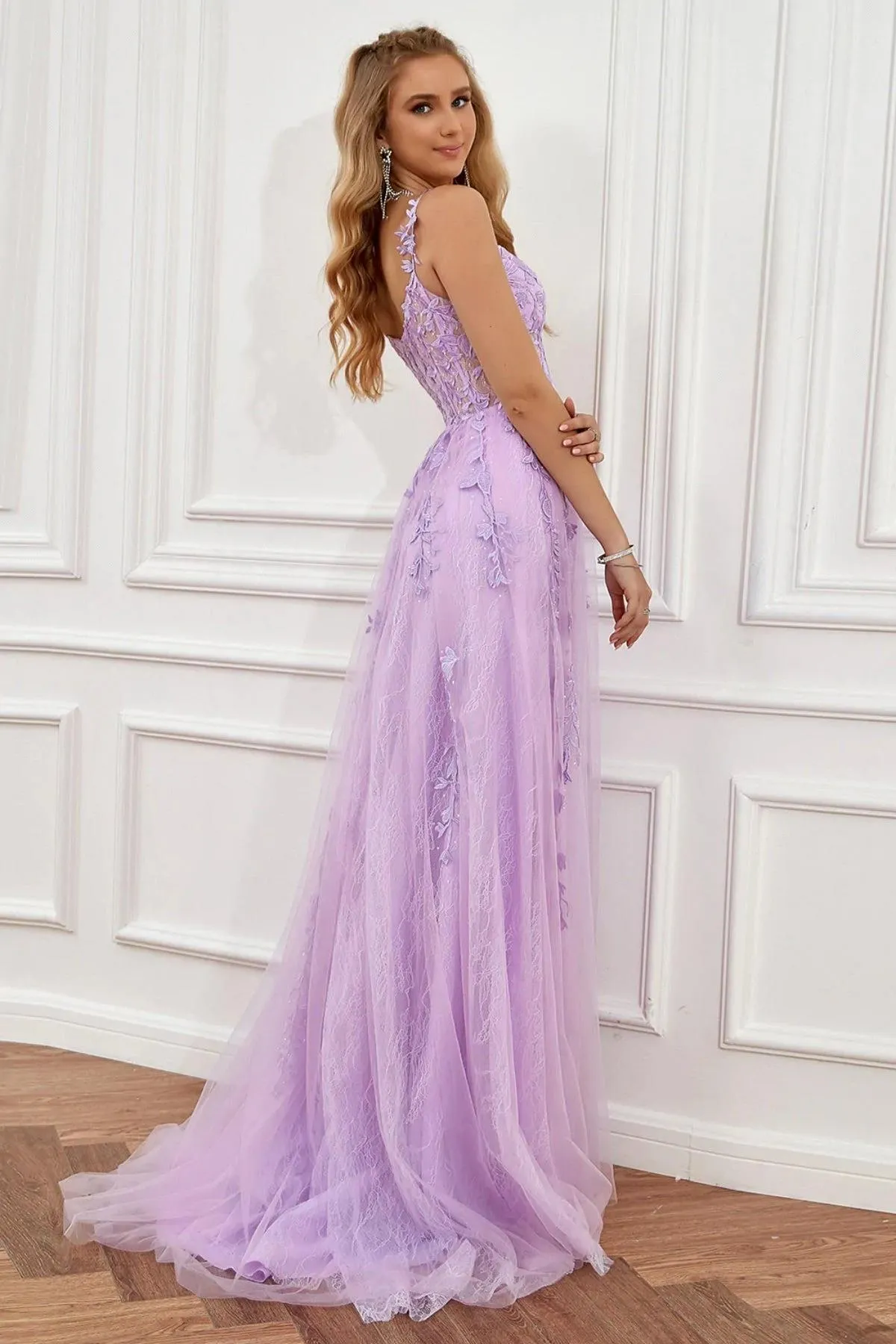 Light purple dresses for juniors best sale