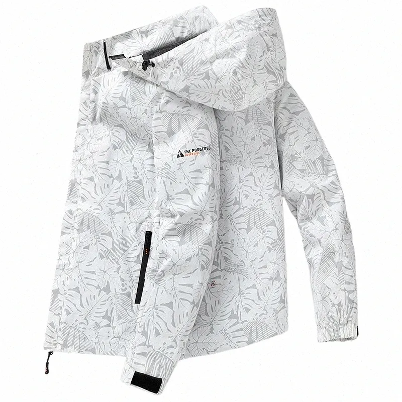 Men's Spring Autumn Hooded Jacket Casual Letter Print Coat, Detachable  Hat, Business Casual Outerwear, Sizes M-5XL