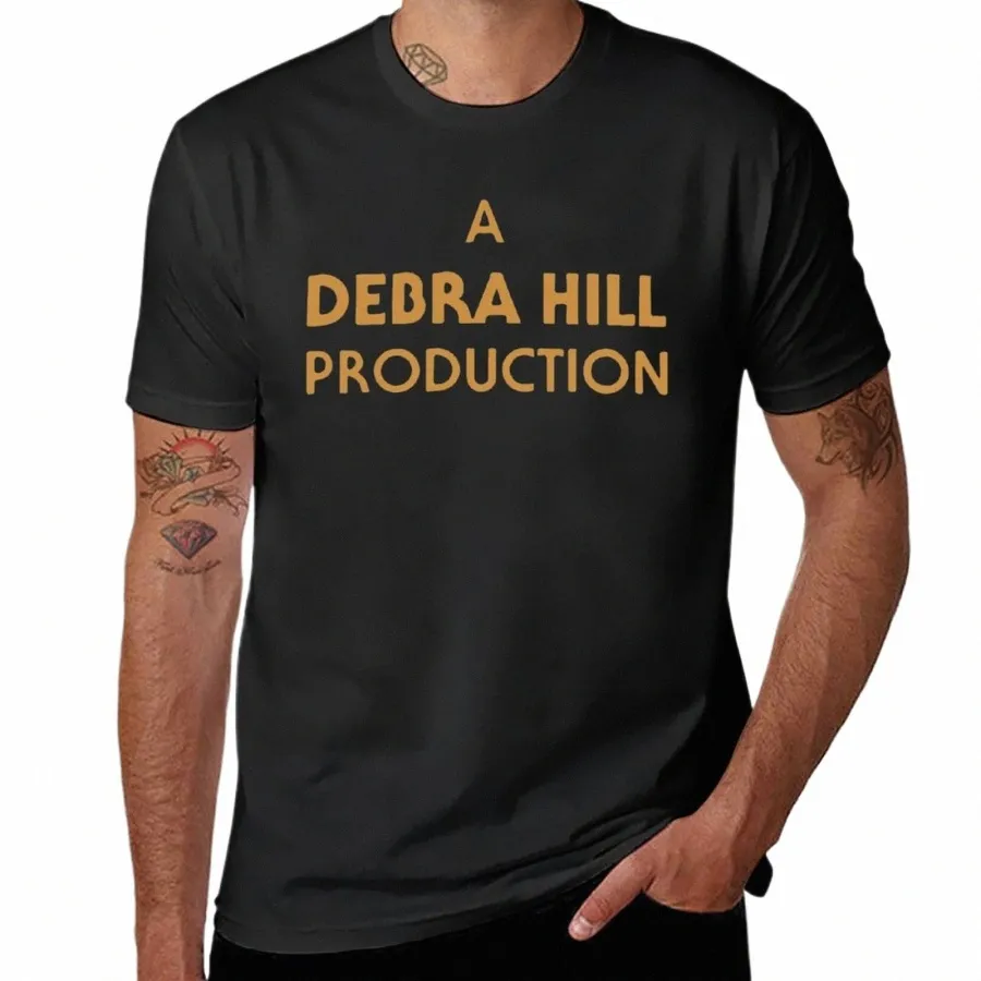 Ein Debra Hill Producti-Shirt Designer-T-Shirt Anime-Ebene individuelle Herren-T-Shirts lässig stilvoll 03dR #
