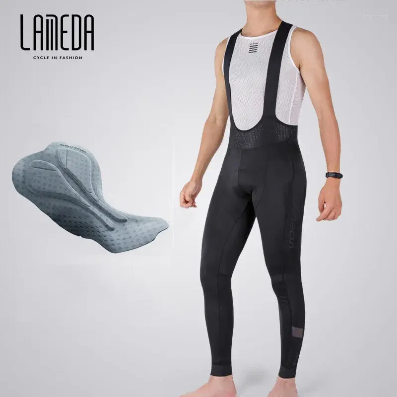 Pantalon de course Lameda Cycling Bib printemps été professionnel compétitif pantalon de pantalon respirant Salopes Men Rompers Mtb Road Bicycle