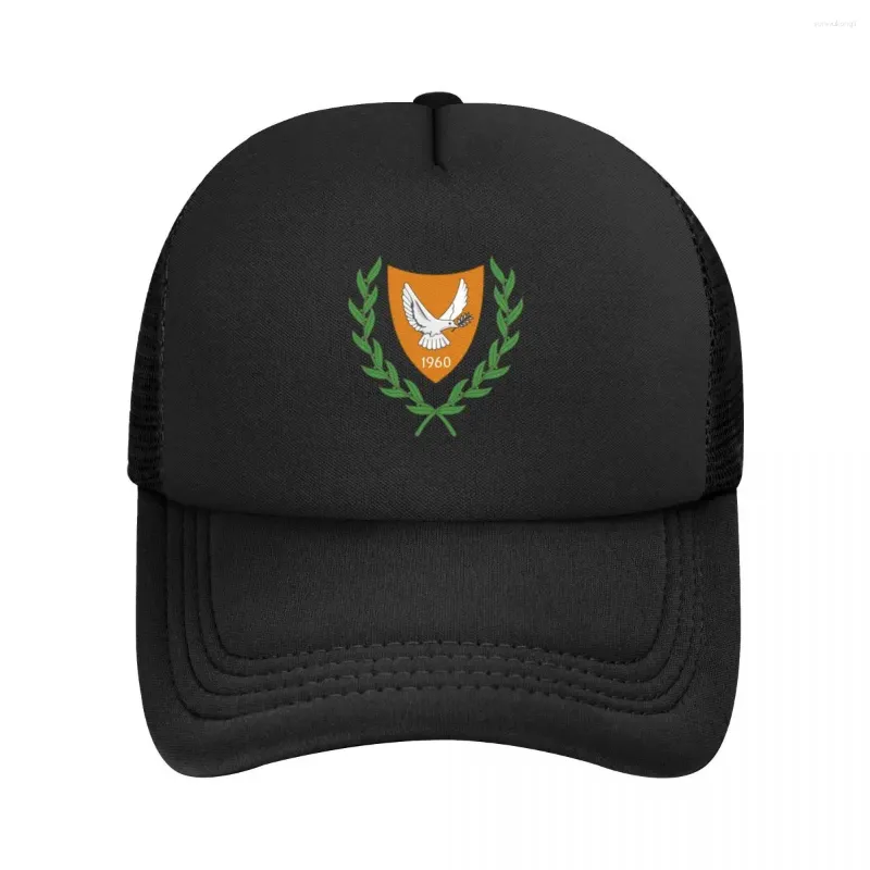 Kapity kulowe niestandardowa warstwa ramion Cyprus Baseball Cap Ochrona przeciwsłoneczna Kobiety Regulowany Men Trucker Hat Spring