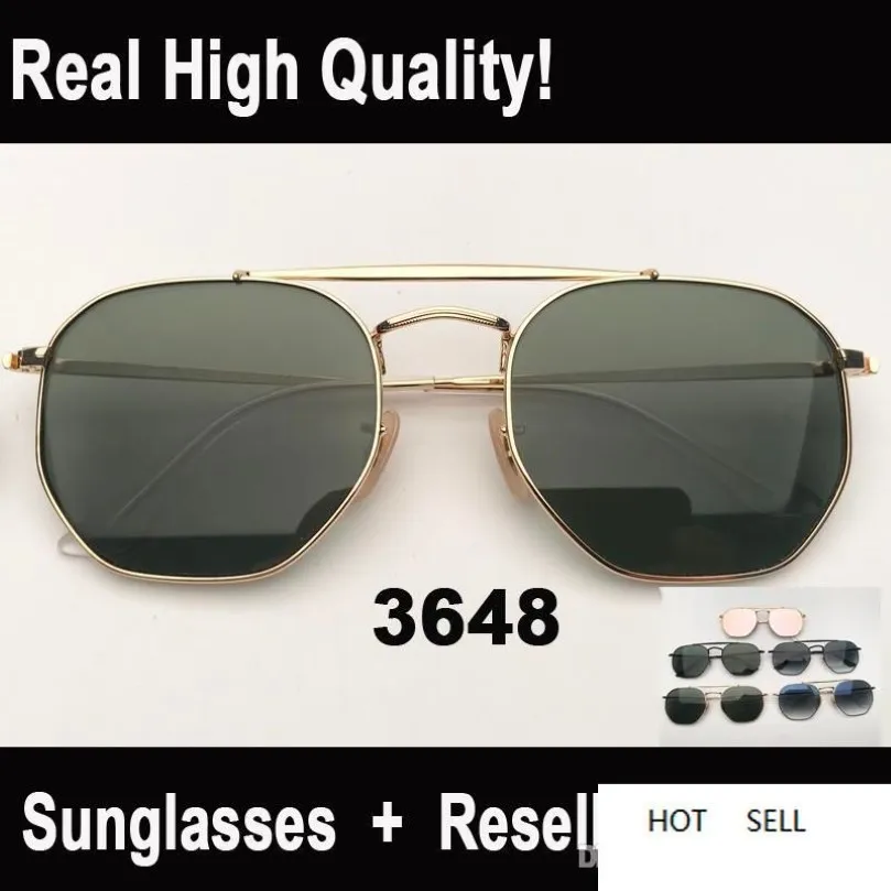 Óculos de sol recém-chegados modelo 3648 homens mulheres óculos de sol des lunettes de soleil capa de couro de qualidade vpackages acessórios veveryth287v