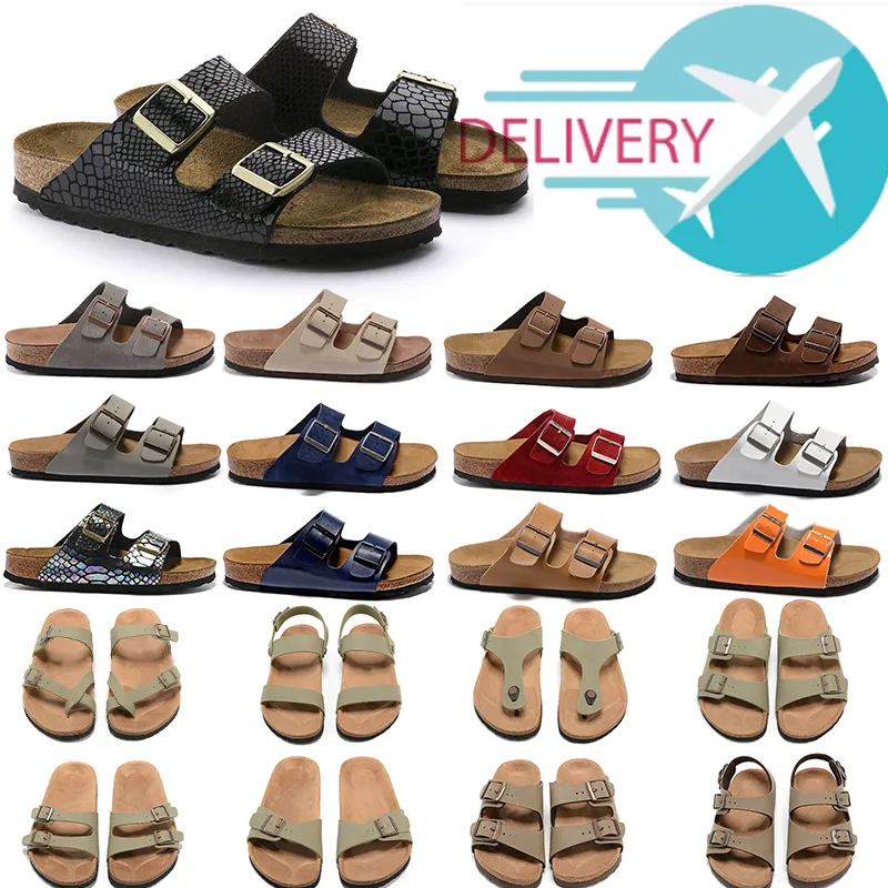 Birkenstok Sandálias Slides Slider Chinelos Boston Clogs Homens Mulheres Sapatos Sapatilhas Ao Ar Livre Preto Branco Marrom Verde Amarelo Pu Low Slide Couro Mulheres Treinadores Sapatos