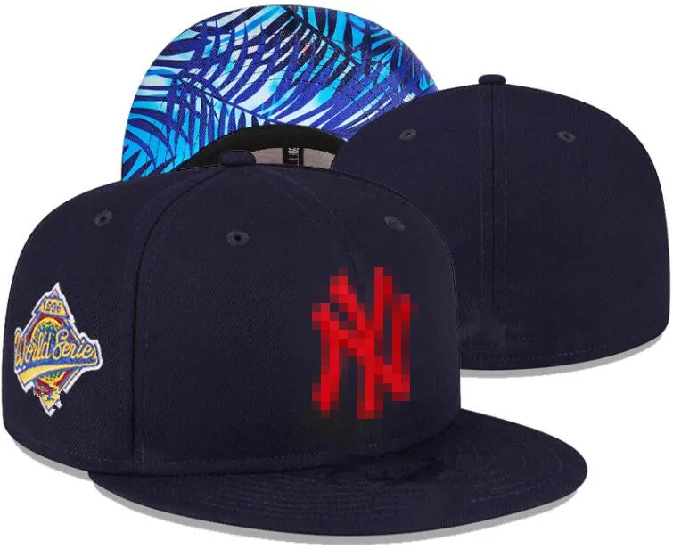 Męski baseball Yankees Dopasowane rozmiar Hats la Snapback Hats World Serie