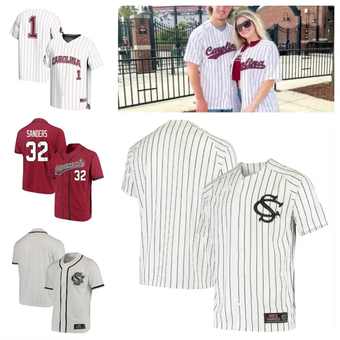 College South Carolina 23 Jack Mahoney 34 James Hicks 32 Will Sanders baseball jersey 14 Eli Jones 29 Matthew Becker 33 Noah Hall 18 Eli Jerzembeck custom stitched