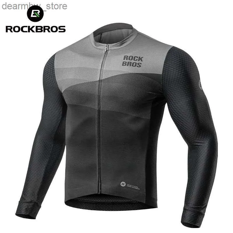 Giacche da ciclismo Giacca da bicicletta Rockbros Abbigliamento da bicicletta da uomo Primavera / Estate Giacca da corsa per bicicletta da strada MTB Giacca da bicicletta a prova di sudore ad asciugatura rapida24329