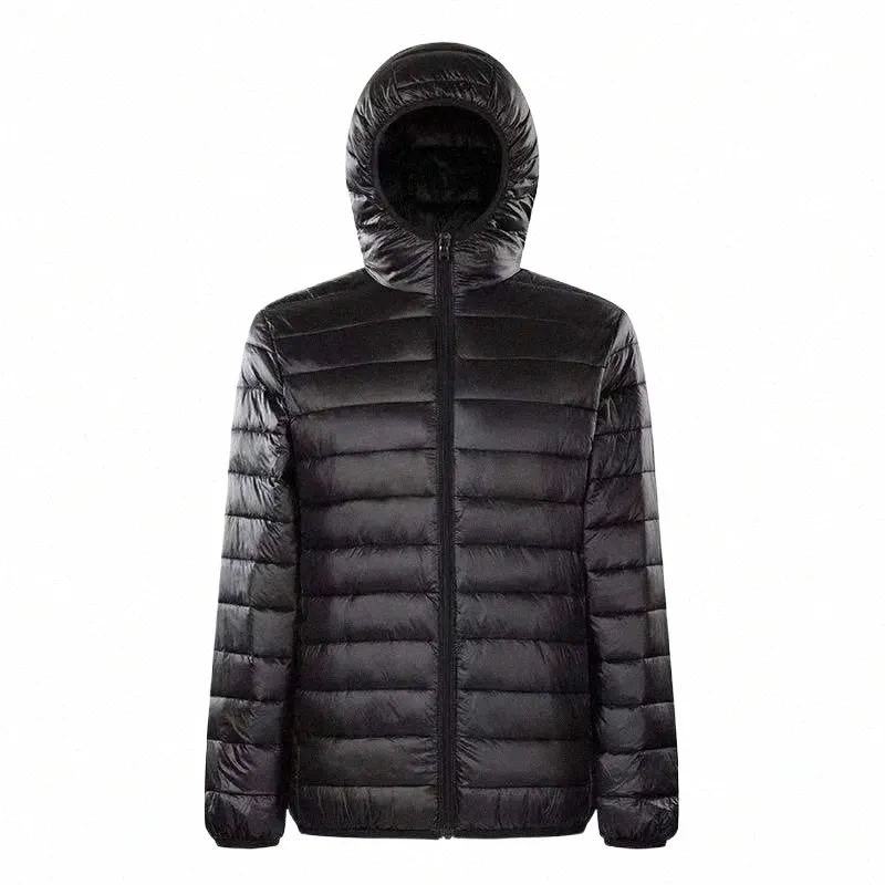 2023 Autumn and Winter New Men's Light Down Padded Jacket Men's Short Fi Coat with Hood Old Outdoor Warm Padded Jacket O7MN#