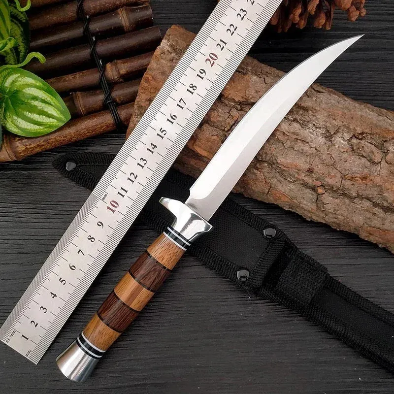 Messer 5,5 Zoll Edelstahl Ausbeinmesser geschmiedet Chef Schneidemesser mit Scheide Chef Kochmesser Fleischerbeil